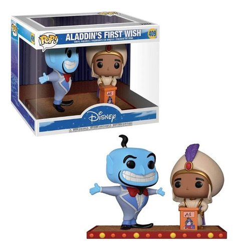 Funko Pop Aladdin & Genie #409 First Wish Movie Moment