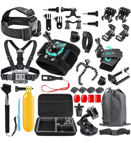 Kit De Accesorios Para Gopro. Negro