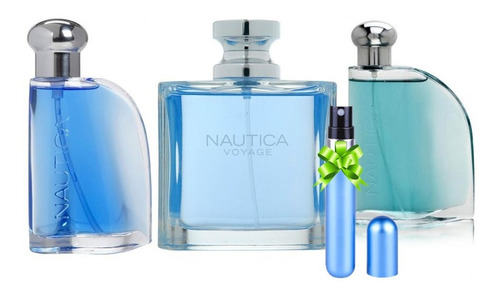 Imagen 1 de 5 de Paquete 3 Perfumes Nautica Voyage + Blue+ Classic Originales