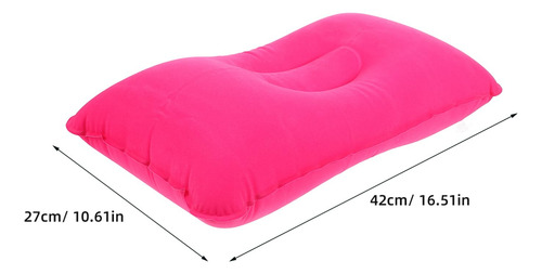 Almohada Inflable Camping Y Playa Descanso Portátil