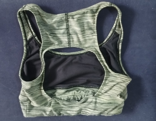 Tope Gimnasio Verde, Top Gim. Remera Gimnasio Verde Musgo 2.54 M (Usado)