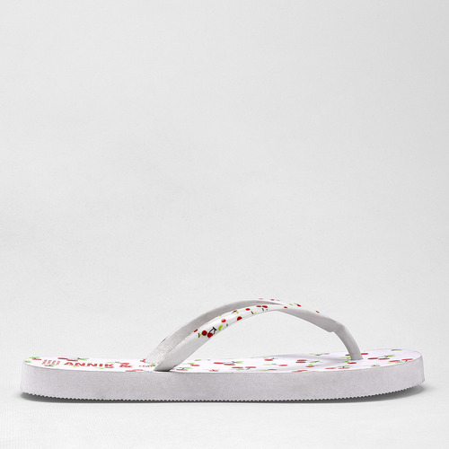 Sandalias Mujer Sideletas Blanco 125-754