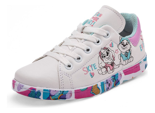 Tenis Urbano Niña Tci 6863 Blanco 17-21 Paw Patrol 120976 S5