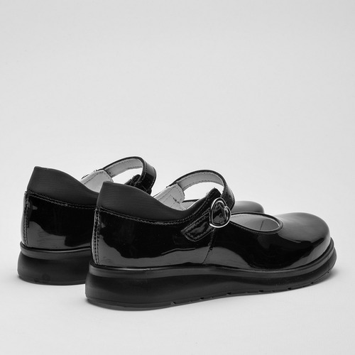 Flats Escolar Mujer Yuyin Negro 120-376