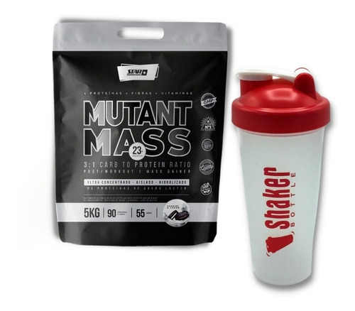 Imagen 1 de 7 de Ganador De Volumen Mutant Mass Star Nutrition 5kg + Shaker