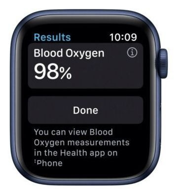 Apple Watch Series 6 Caja De Aluminio Azul De 44 Mm Con C...