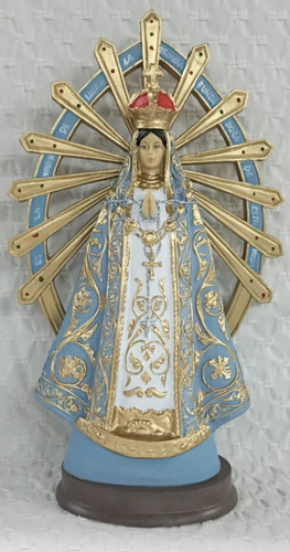 Imagen De La Virgen De Luján 28 Cm Poliester