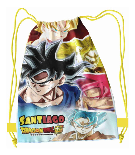 50 Morralitos Personalizados Dulceros Dragon Ball Np