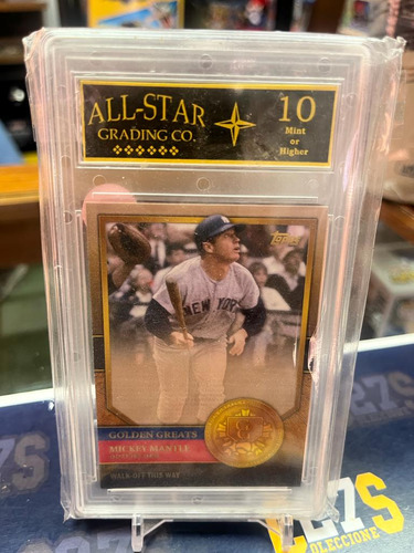 Topps Mickey Mantle Asg 10 Gem Gradada