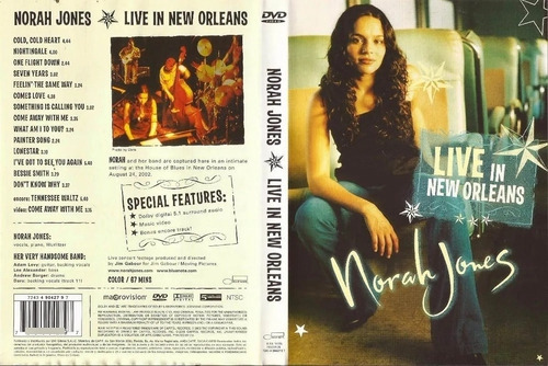 Norah Jones Live In New Orleans Dvd Nuevo Cerrado En Stock