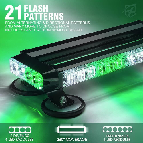 Barra De Luz Led Estroboscópica Intermitente En El T 9485579