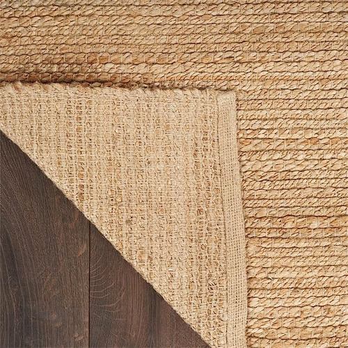 Nourison Natural Yute Solid Natural 2' X 3' Area-rug, Easy-c