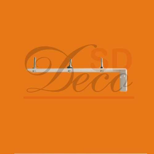 Soporte Escuadra Mensula Para Riel De Cortinas 16 Cm Sd Deco