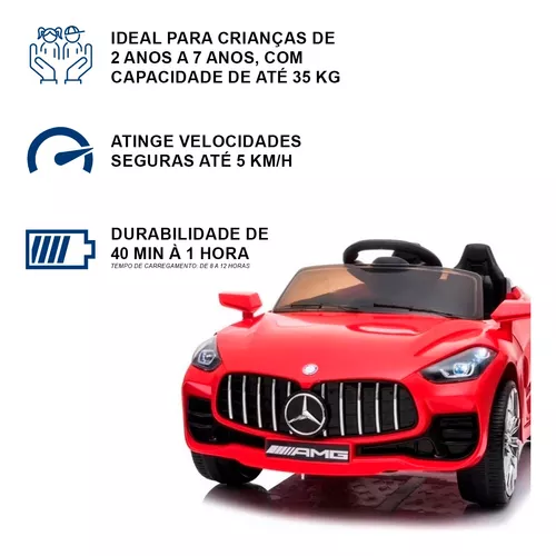 Carrinho Elétrico Infantil com Controle Remoto - Maserati - 12V