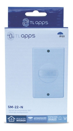 Sensor De Movimiento 180º Infrarrojo Tecnolite Sm-22-n
