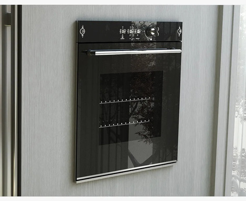 Imagen 3 de 10 de Horno Empotrar Luxor Negro Gas Country 55cm Multigas