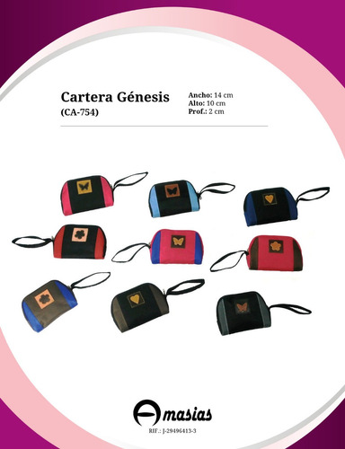 Carteritas Billetera Genesis (ca-754)