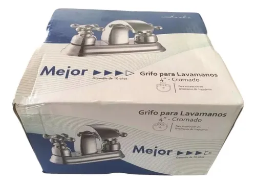 Grifo Para Lavamanos 4 Cromado