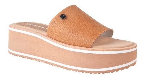 Zuecos Sandalias Bajos De Mujer De Cuero Pratt - Ferraro