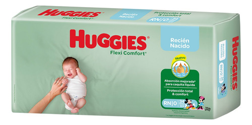 Pañales Huggies Flexi Comfort  RN