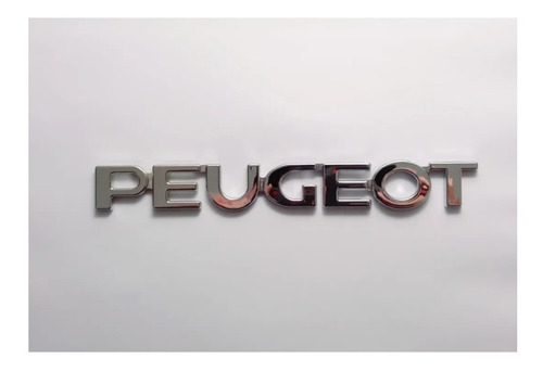 Letras Cromadas  Peugeot (incluye Adhesivo 3m)
