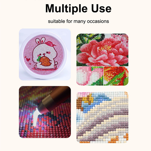 Kit De Pintura Para Uñas Con Luz Led, Selector De Diamantes