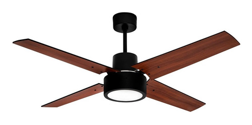 Ventilador De Techo Protalia Luz Led Madera Reversible Cuota