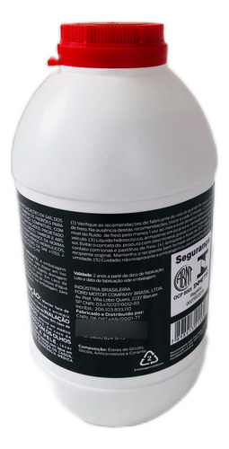 Kit 12 Fluido De Freio Dot 4 Ford Original Motorcraft 500 Ml