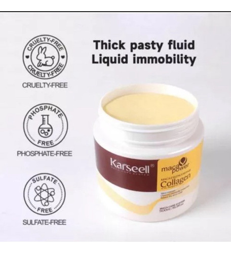 Kit Máscara Karseell + 1 Shampoo + 1 Condicionador Karseell
