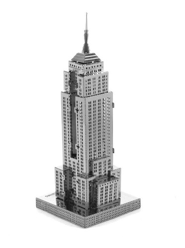 Arquitectura - Empire State Rompecabezas 3d Metal Model  