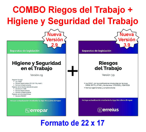 Combo Higiene Y Seguridad + Riesgos Del Trabajo