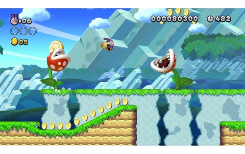 New Super Mario Bros U Deluxe Switch Mídia Física Lacrado