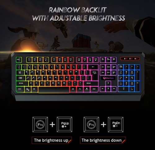 Teclado Impermeable Para Juegos Con Retroiluminación K9320