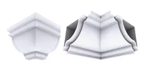 Comprar Esquinero Pvc Para Moldura Media Caña - Cielorraso