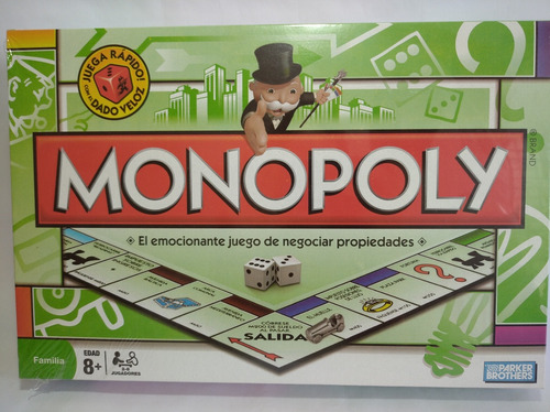 Monopolio Original Parker Brothers De Hasbro 