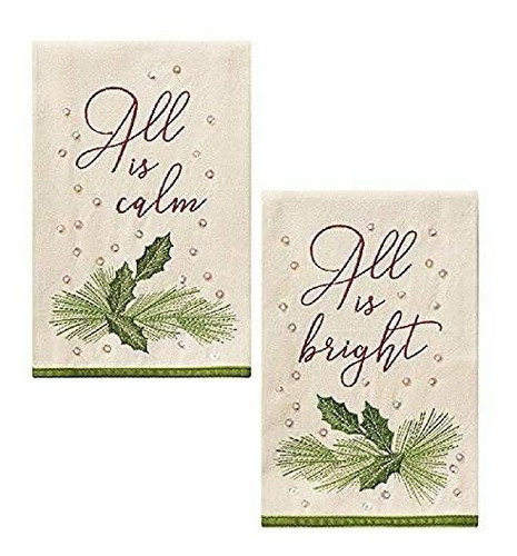 Grasslands Road All Is Calm Tea Towels Set Of 2