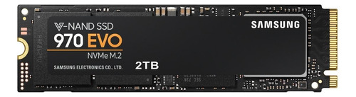 Disco sólido SSD interno Samsung 970 EVO MZ-V7E2T0 2TB