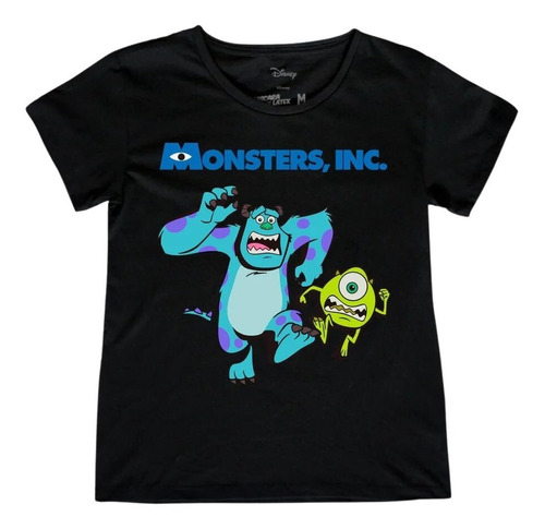 Playera Máscara De Látex Mike And Sulley Mlpx Mujer