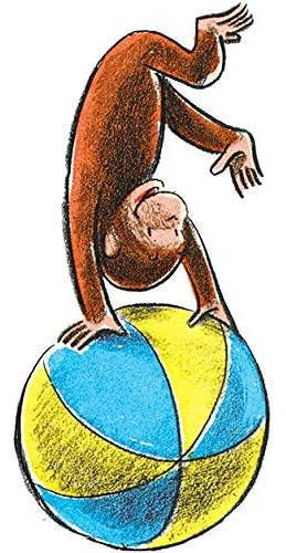 Calcomanía De Bola De Playa De George Curious George De 8 Pu