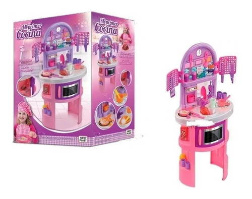 Imagen 5 de 9 de Mi Primer Cocina New Plast 10626 Chicos Infantil Completa