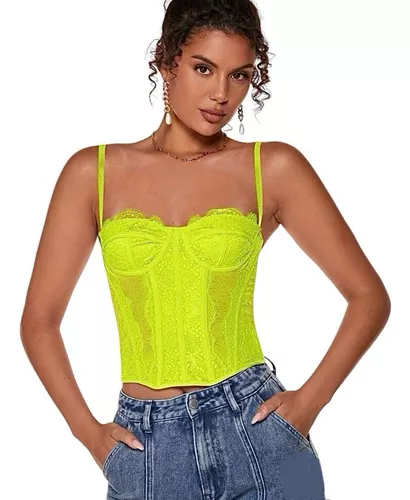 Corset Amarillo  MercadoLibre 📦