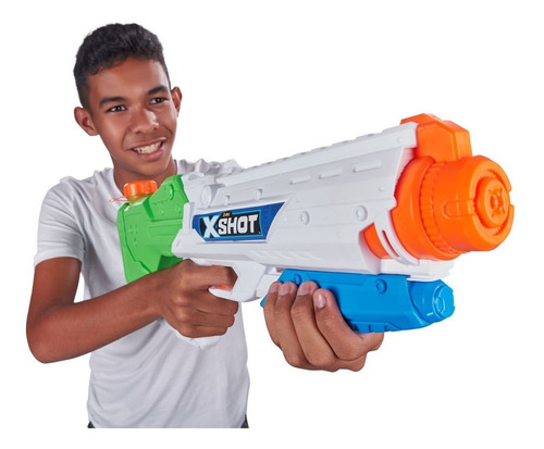Imagen 3 de 6 de Juguete Pistola Lanza Agua Alcance 9m X-shot Babymovil 01228