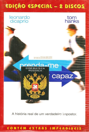 Dvd Prenda-me Se For Capaz Ed Espec Dupla L Di Caprio 2002+