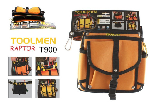 Imagen 7 de 9 de Cinturon Portaherramienta Taladro Toolmen T900 Raptor + T999