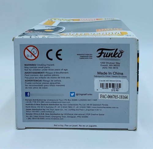 ### Funko Pop Marvel Anti Venom 100 Box Lunch Gitd Glows ### (Usado)