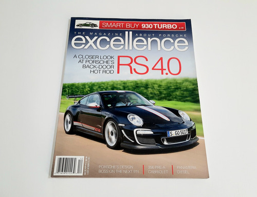 Revista Importada Porsche Excellence/gt3 4.0/356