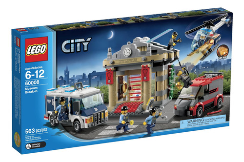 Set Juguete De Construcción Lego City Asalto Museo 60008