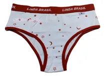 Comprar Calcinhas Linda Brasil Estampadas Cotton Kit 6 Peças 2632