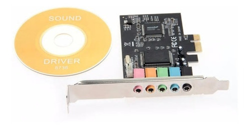 Tarjeta Pci Express De Sonido Pci 5.1 Canales Audio Cmi8738