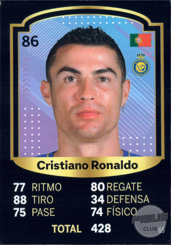 Cartas Estrellas Del Futbol 2023 - #65 Cristiano Ronaldo